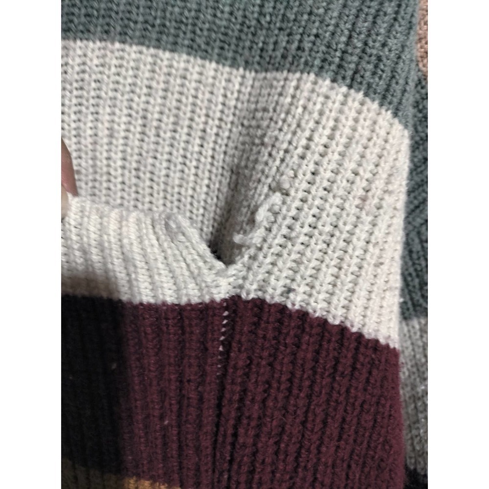 Madewell multi-color striped knit sweater woman XS - Picture 4 of 4